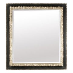 Silvered and Ebonized Bevelled Mirror 2