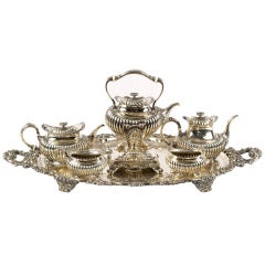 A Five-Piece Sterling Tea and Coffee Service by Gorham 12