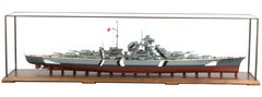 A Model of the German Bismarck under Glass