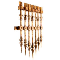 Spanish Gilt Wall Candelabra