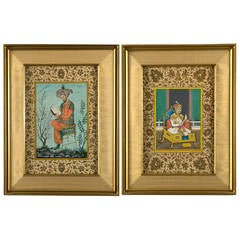 Pair of Mughal Portraits