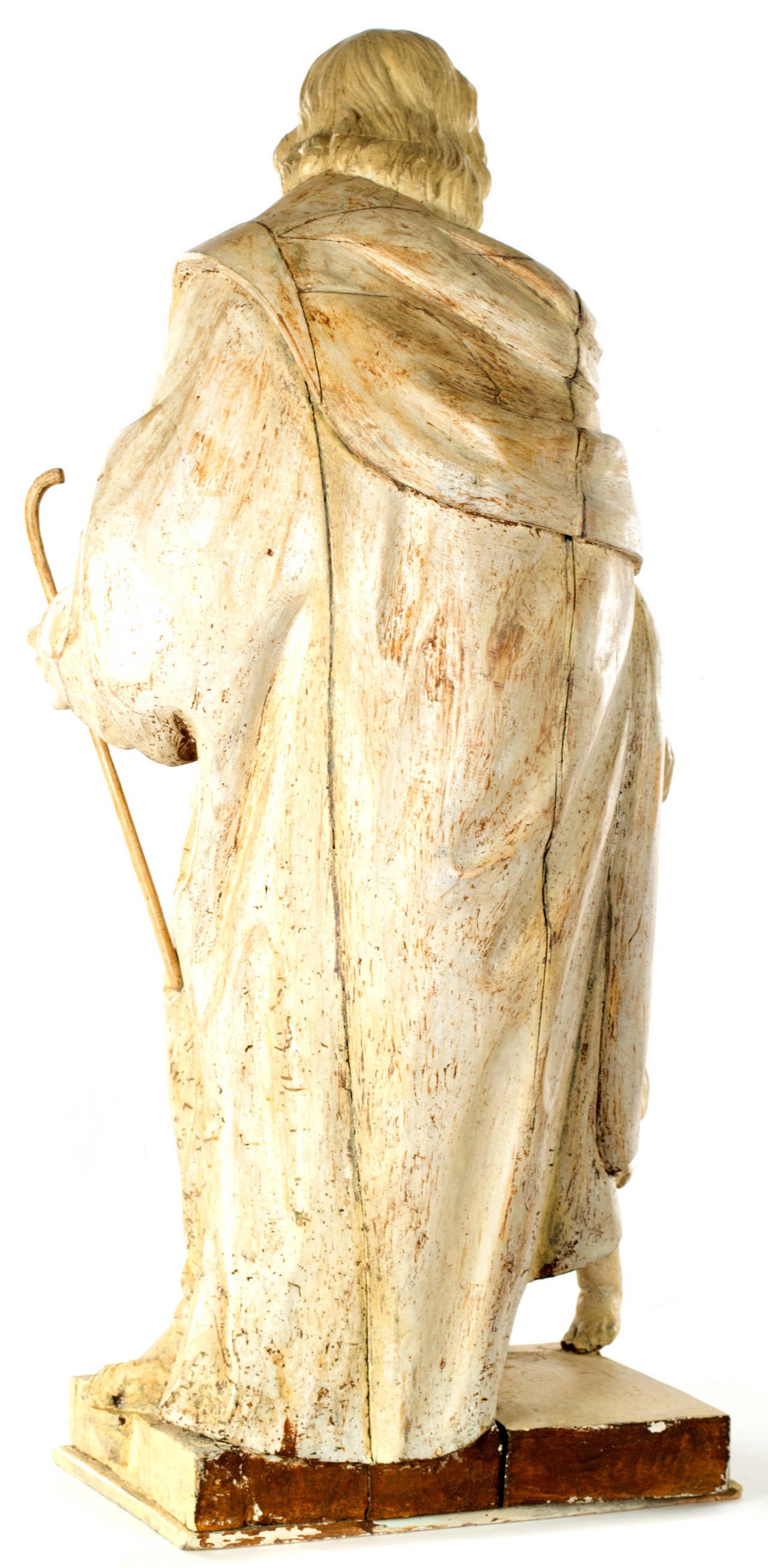 Italian Sculpture of Christ as the Good Shepherd In Good Condition In Salt Lake City, UT