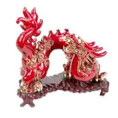 A First Republic Five-Toed Porcelain Dragon
