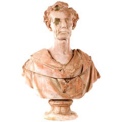 Abraham Lincoln Terra Cotta Bust 6