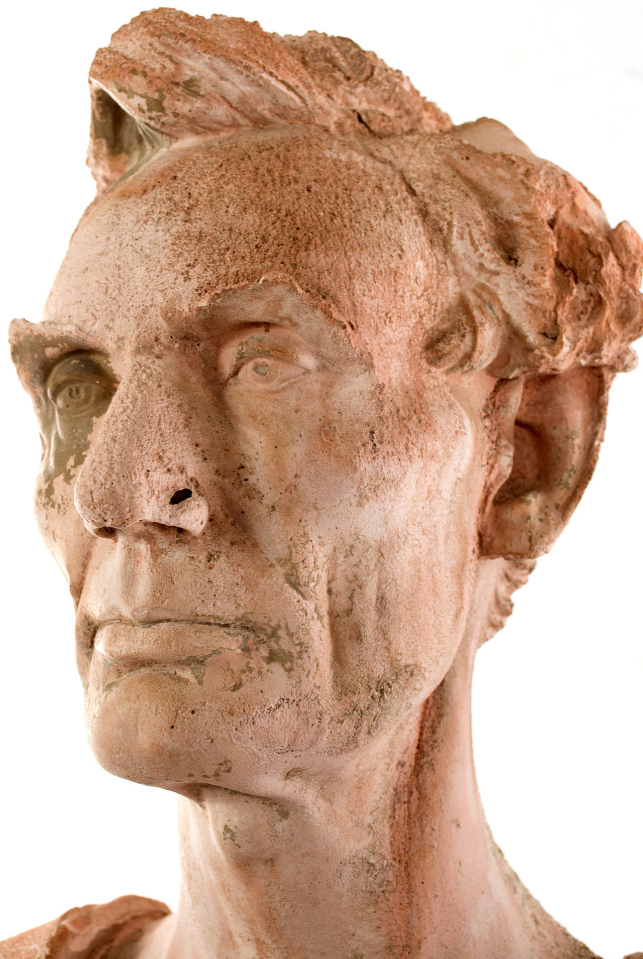 20th Century Abraham Lincoln Terra Cotta Bust