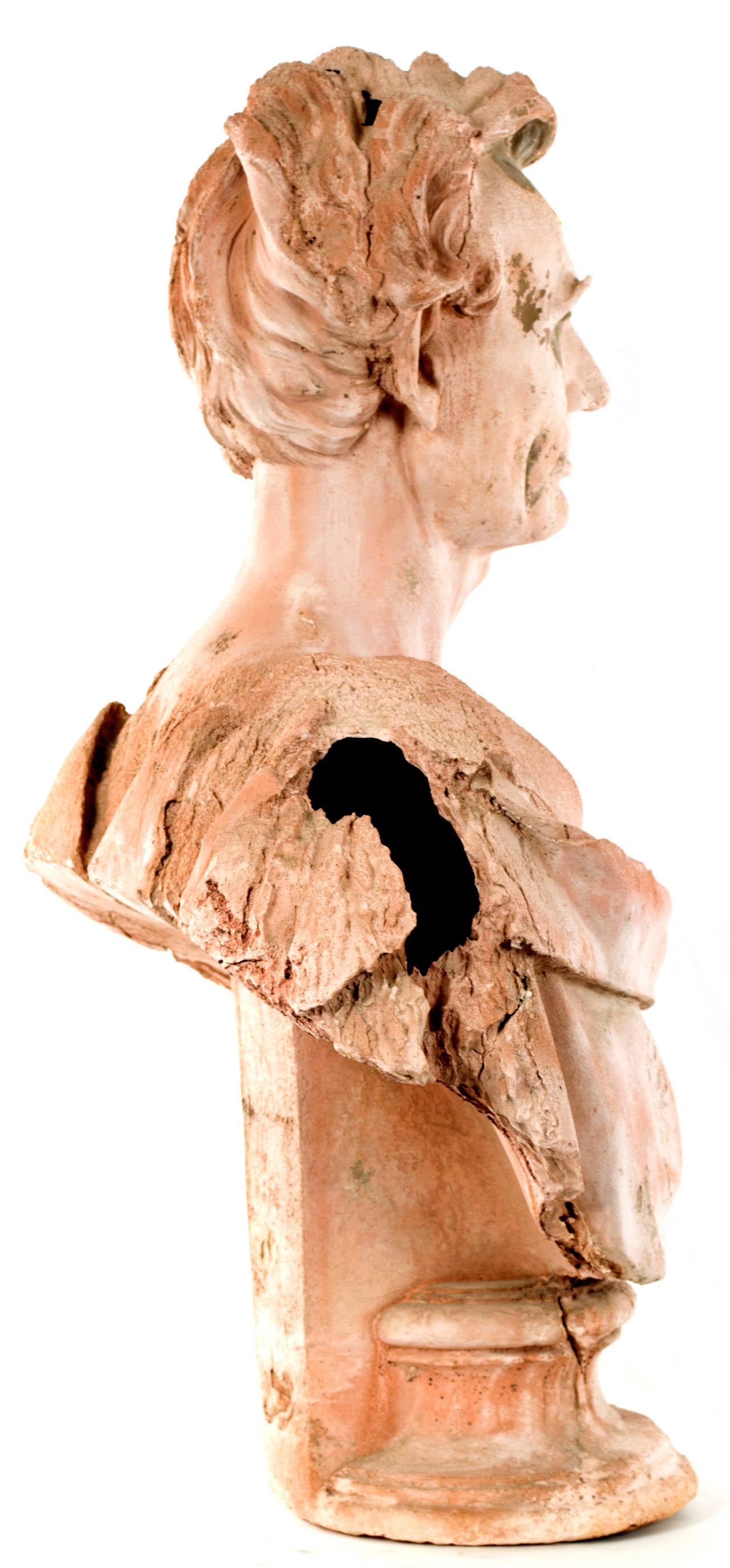Abraham Lincoln Terra Cotta Bust In Good Condition In Salt Lake City, UT