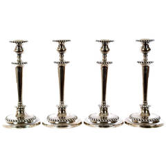 Set of Four Sterling Candlesticks by Black, Starr, & Frost