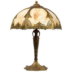 Vintage American Art Nouveau Bronze Table Lamp