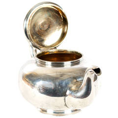 A Russian Sterling Silver Coffee or Tea Pot
