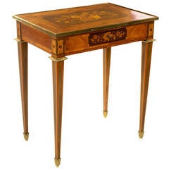 Louis XVI Style Marquetry Writing Table