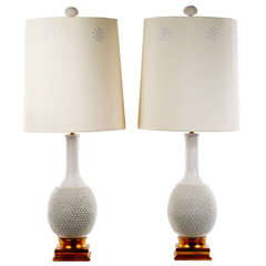 Pair of Large Mid-Century Italian Table Lamps