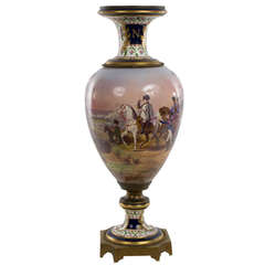 A Monumental Sèvres Porcelain Vase of Napoleon