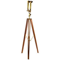 Vintage Brass Periscope on Adjustable Stand