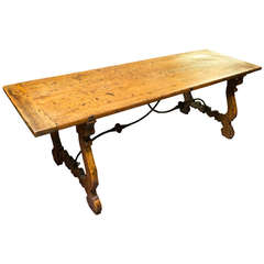 An Eighteenth-Century Spanish Walnut Refectory Table