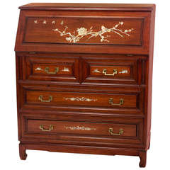 French Art Nouveau Japonisme Secretaire 1