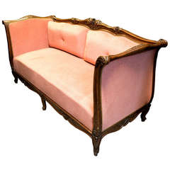 French Walnut Louis XV Couch
