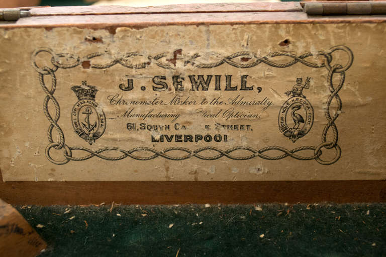 XX secolo Sestante inglese molto bello di J. Sewill