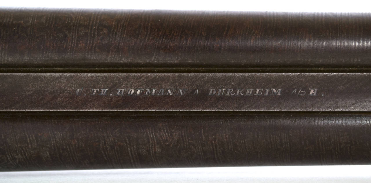 19th century double barrel shotgun