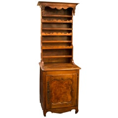 18th Century Provencal Walnut Vaisselier