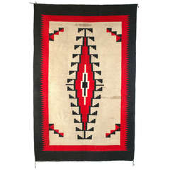 Antique Turn of the Century Navajo Rug