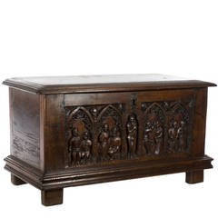 18th Century French Walnut Marriage Chest