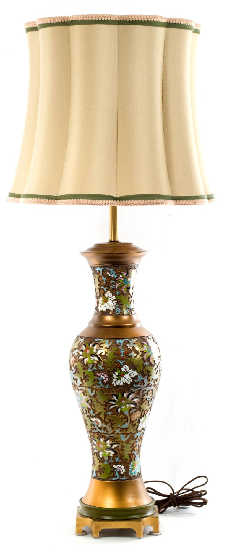 cloisonne table lamp