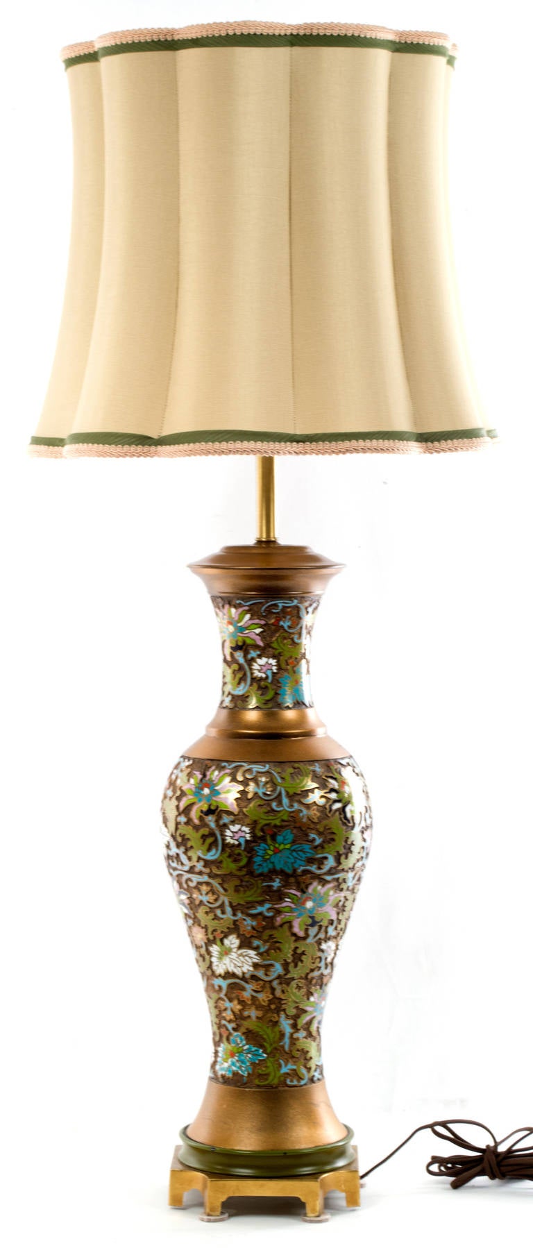 cloisonne lamp