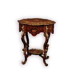 French Louis XV Style Nécessaires Ormolu Table