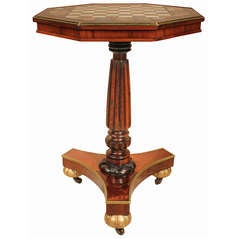 English Early 19th Century George IV Style Mahogany Side Table