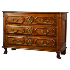 Eighteenth-Century Carved Limoges Walnut Commode