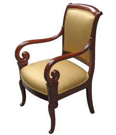 Exemplary French Charles X (Restoration Period) Armchair