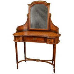 Fine Louis XVI Style Parquetry Vanity