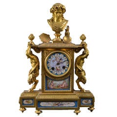 Sevres Porcelain Mantel Clock 2