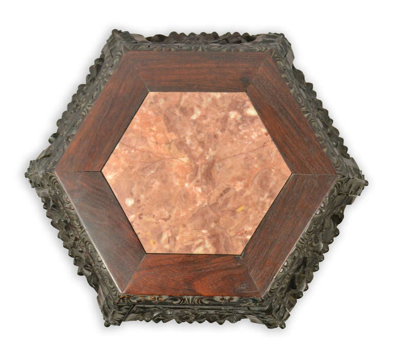 Boxed Marble Top Japanese Stand