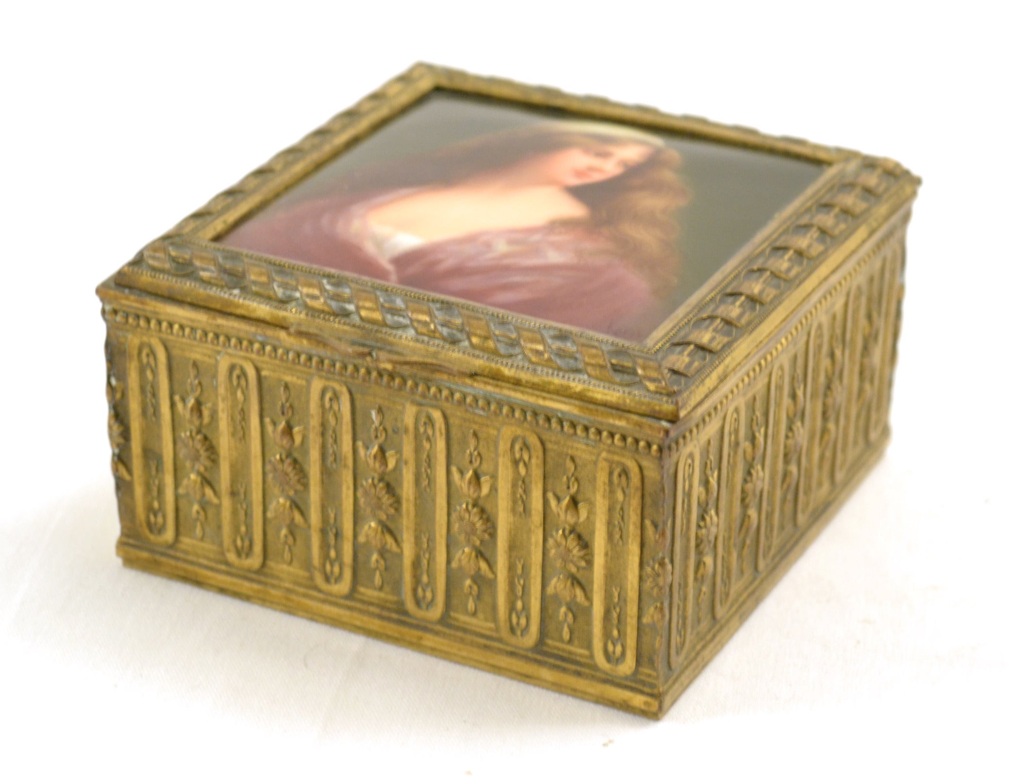 KPM Porcelain and Gilt Bronze Box For Sale