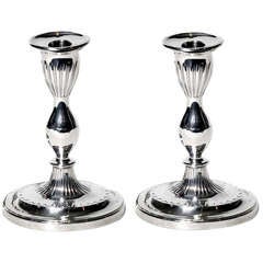 Sheffield Silver Plate Candlesticks