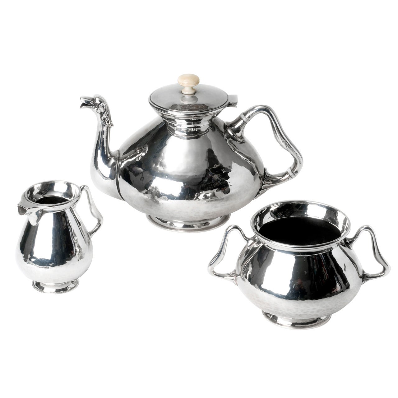 Duchess of Sutherland Silver Plate Tea Service For Sale