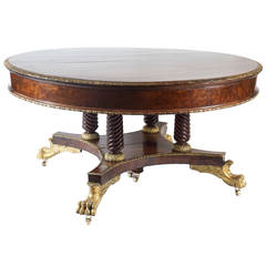 Used Rare Extension Table by Meier & Hagen, Manhattan, NY, circa 1880