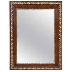 Walnut Parcel Gilt Biedermeier Mirror, Austria, circa 1820 3