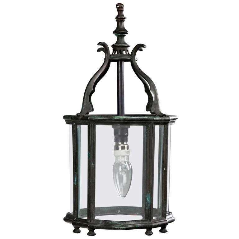 Antique Bronze Lantern at 1stdibs