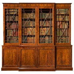 Regency Breakfront Bookcase