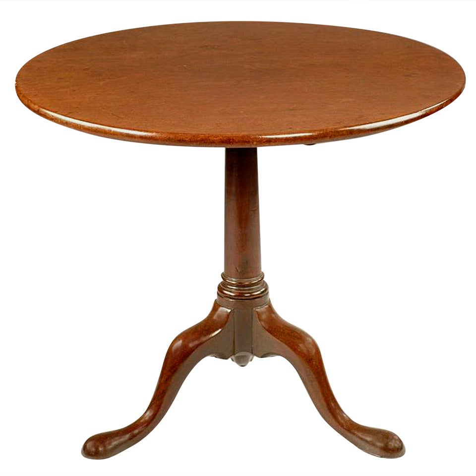 A Georgian Mahogany Tripod Table For Sale