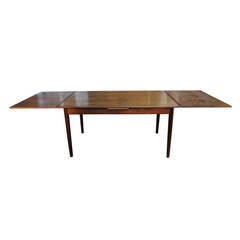 Teak Dining Table with Pocket Leaves