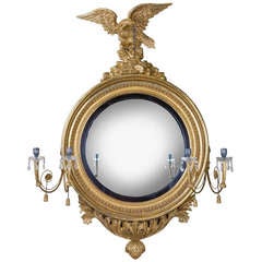 Regency Convex Mirror of large scale 4
