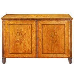 Georgian Sheraton Satinwood Cabinet 11