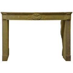 Limestone Louis XVI Fireplace 4