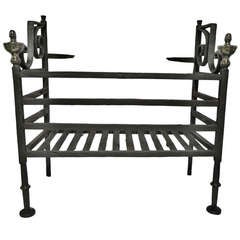 17th Century Dutch Iron Fire Grate 1