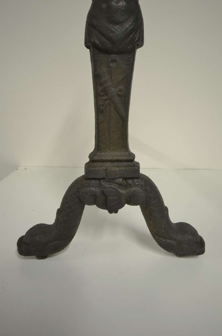 Rare Pair of Figurative Andirons 1