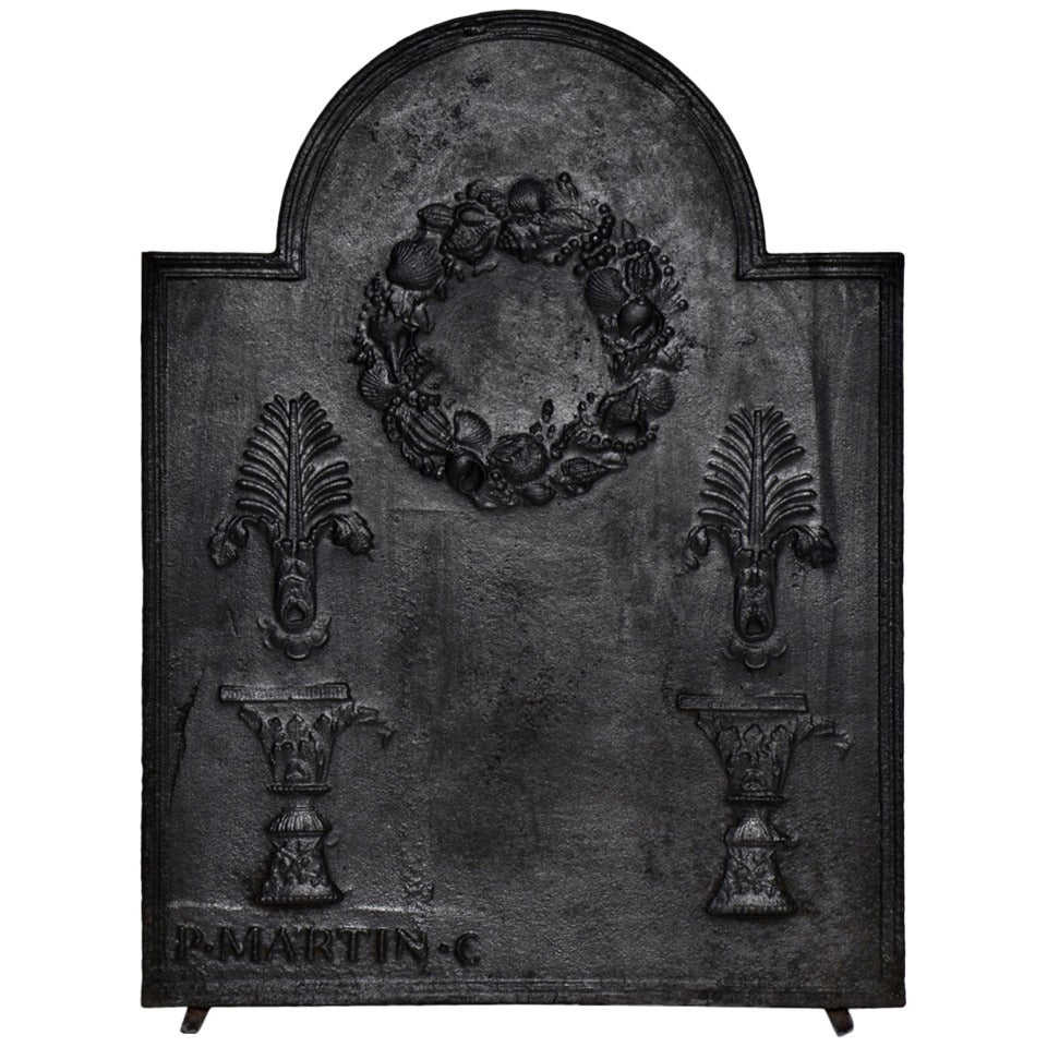 19th c. French Antique Fireback