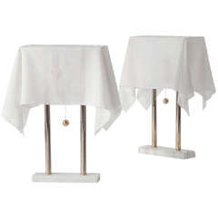 Pair of Rare Table Lamps, 'Nefer 1'